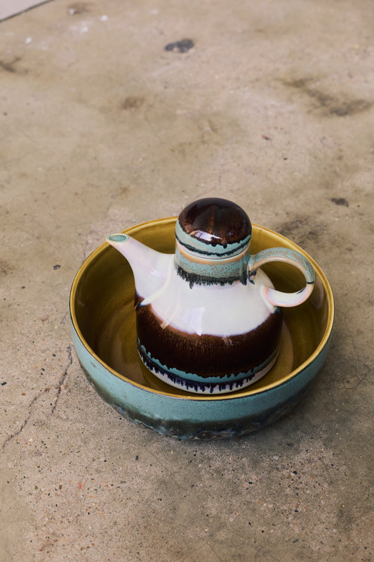 70s ceramics: coffee pot, gelato