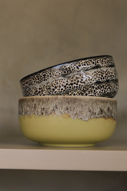 70s ceramics: dessert bowl