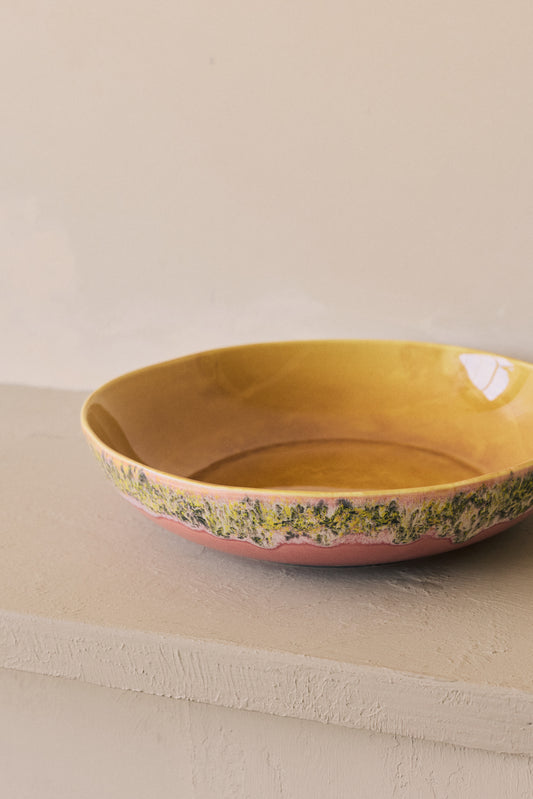 70s ceramics: serving bowl, macaron