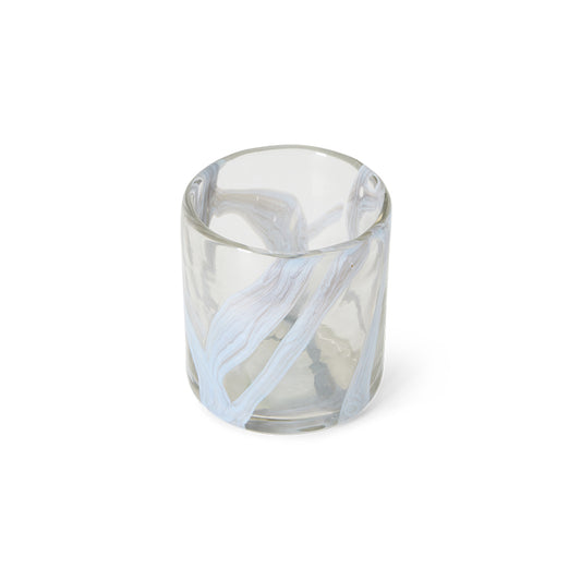 Smoked glass tea light