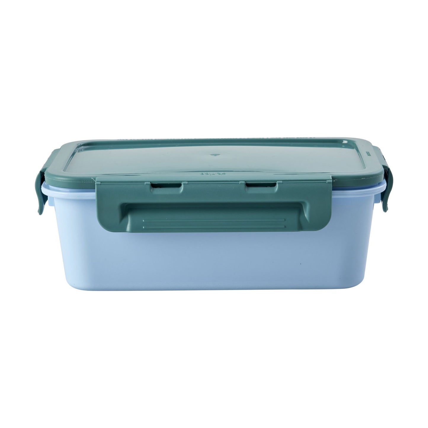 Lunchbox with 3 Inserts in Green and Soft Blue