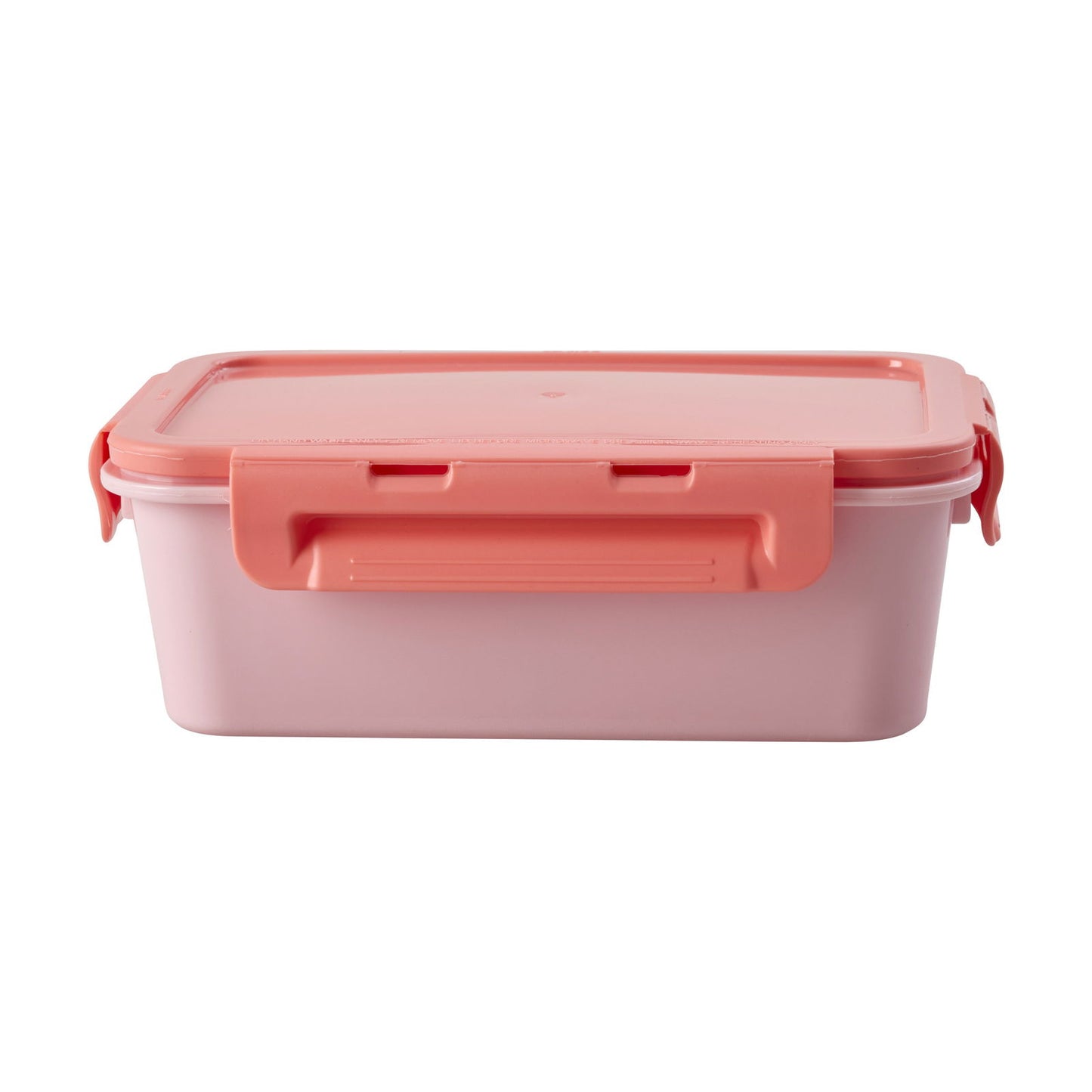 Lunchbox with 3 Inserts in Coral and Red Colo