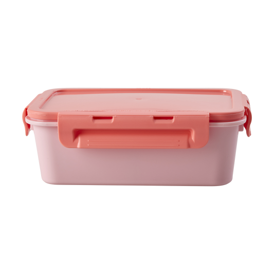 Lunchbox with 3 Inserts in Coral and Red Colo
