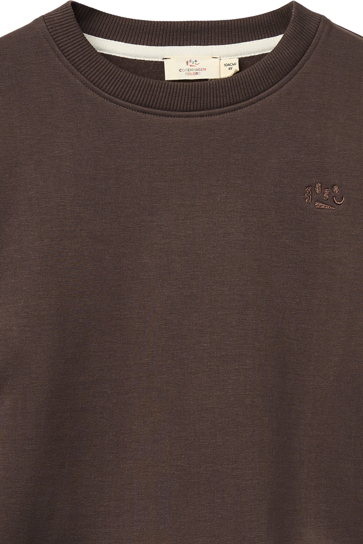Classic Sweatshirt - In bruin en blauw