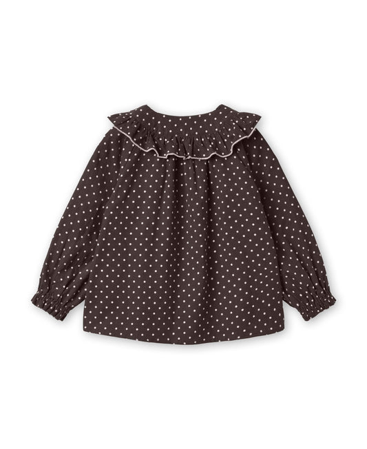 Dolly Dot Blouse – Coffee Bean Dot