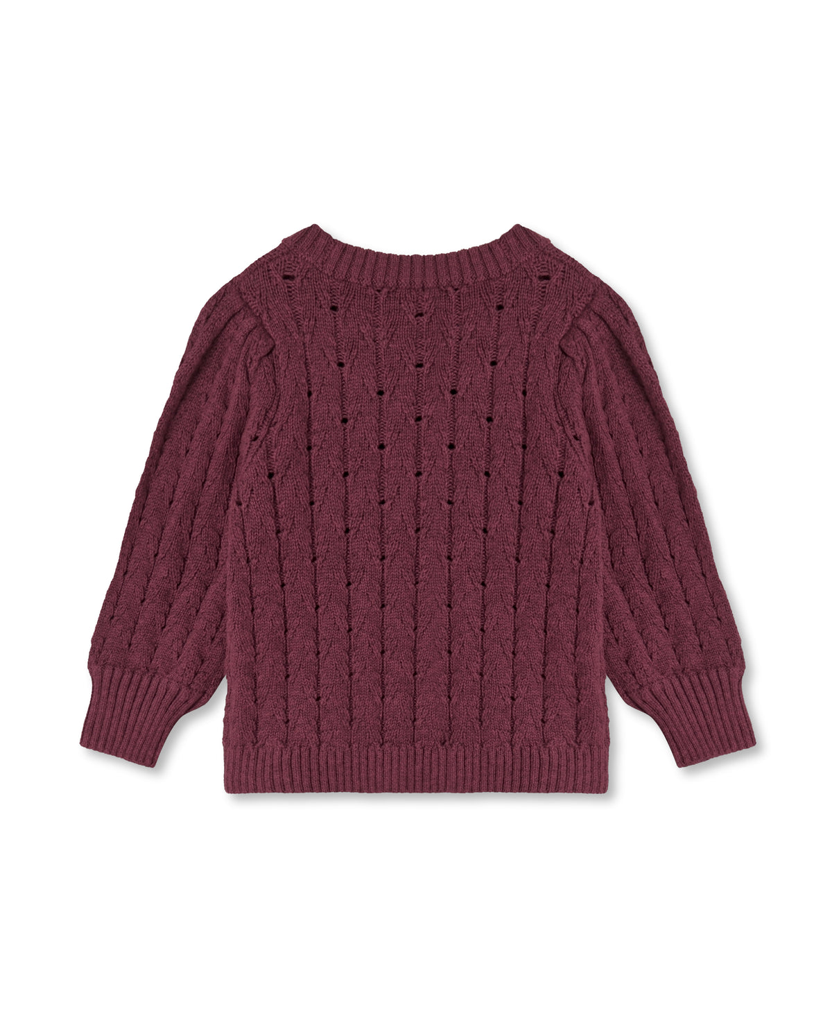 Bon Cashmere Pullover – Burgundy