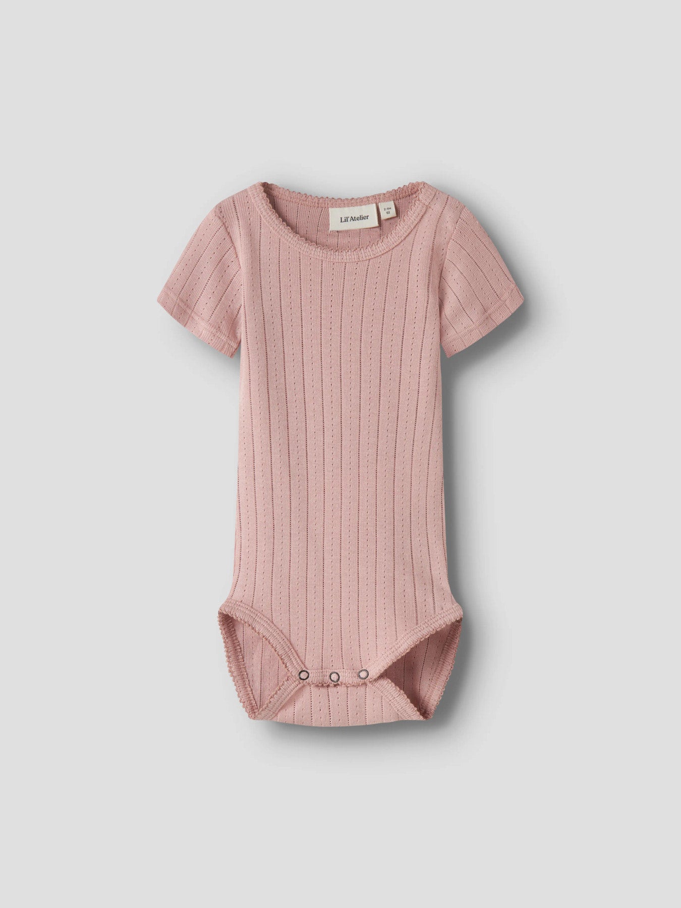 NBFRACHELS korte mouw slim fit body roze