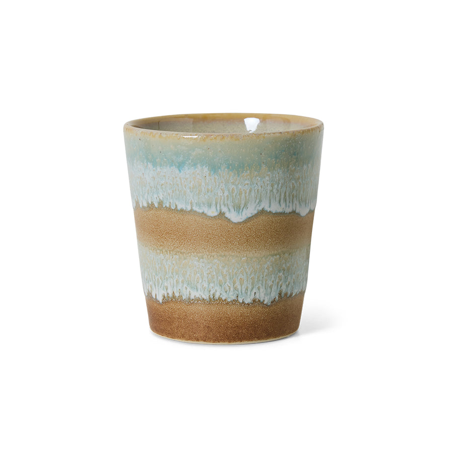 70s ceramics: coffee mug, skyline