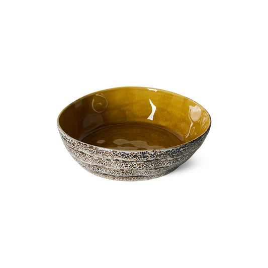 70s ceramics: pasta bowl (per stuk)
