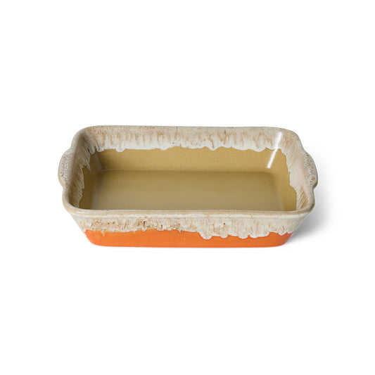 70s ceramics: oven dish small, fierce