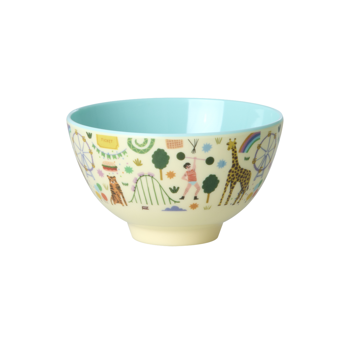 Melamine Kom – Mint Fun Fair – 300 ml