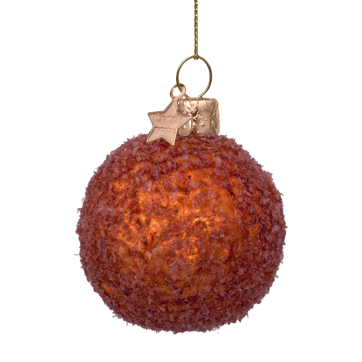 Vondels Kerstbal Bitterbal – Glas – 4 cm