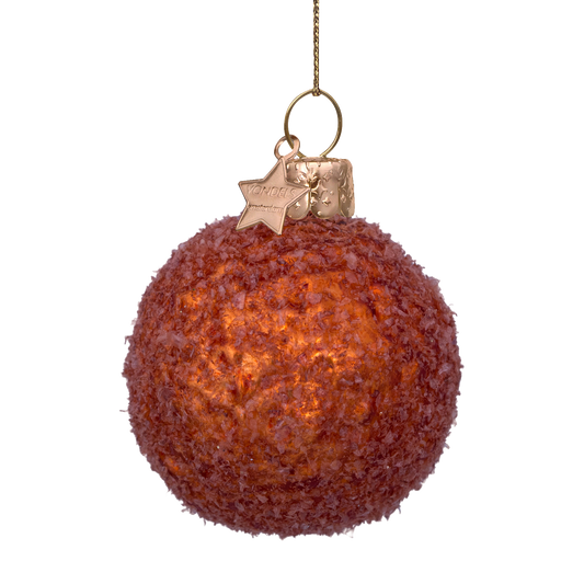Vondels Kerstbal Bitterbal – Glas – 4 cm
