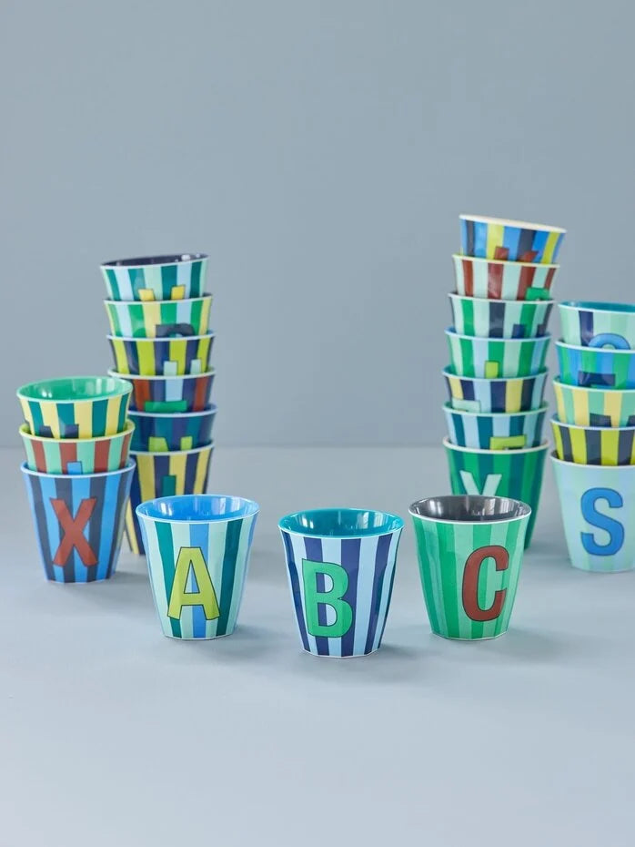 Melamine Full Alphabet - Bluish - 250ml