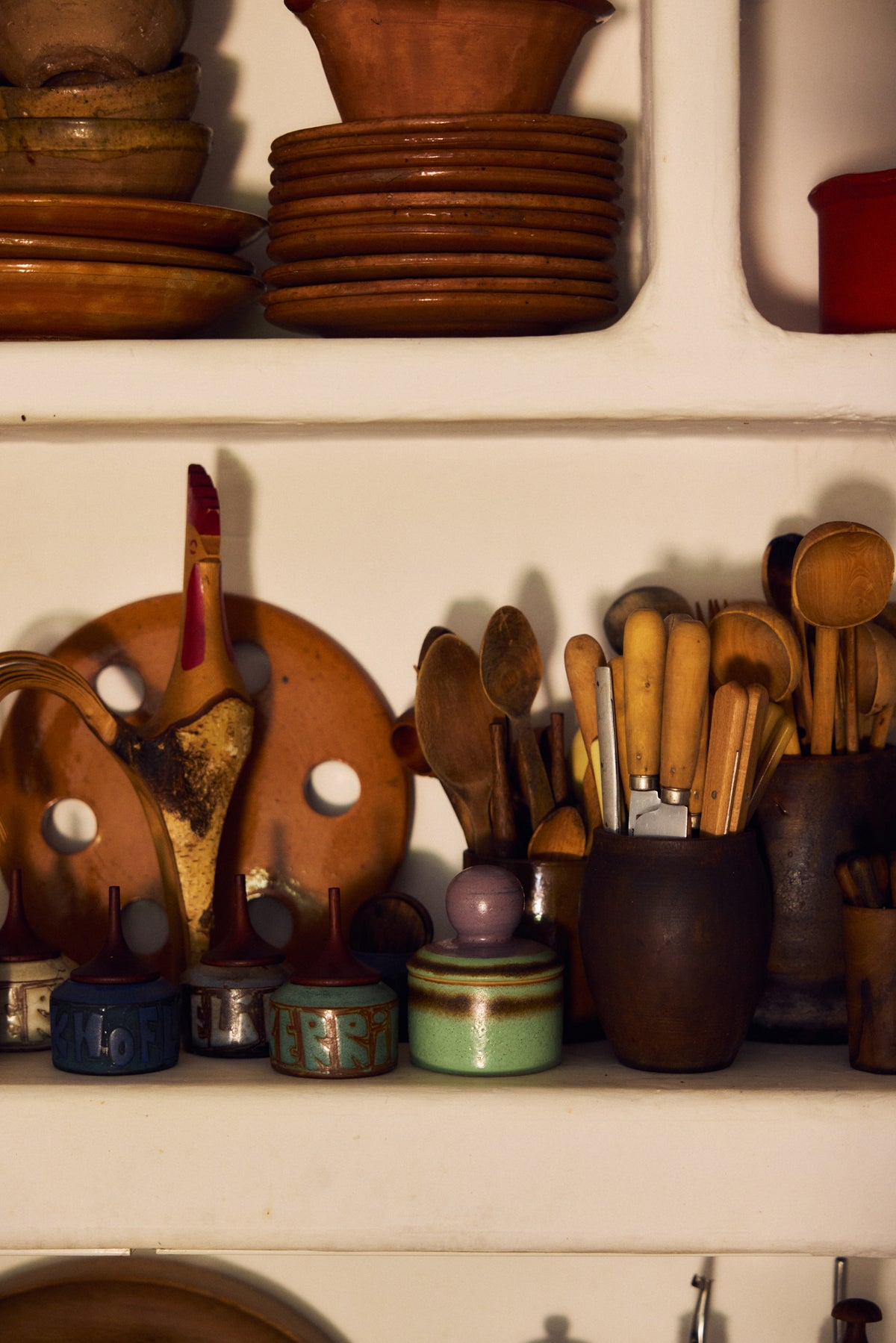 70s ceramics: XS storage jar