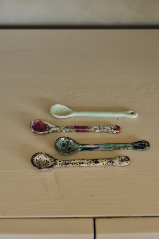 70s ceramics: spoons M, marine (set of 4)