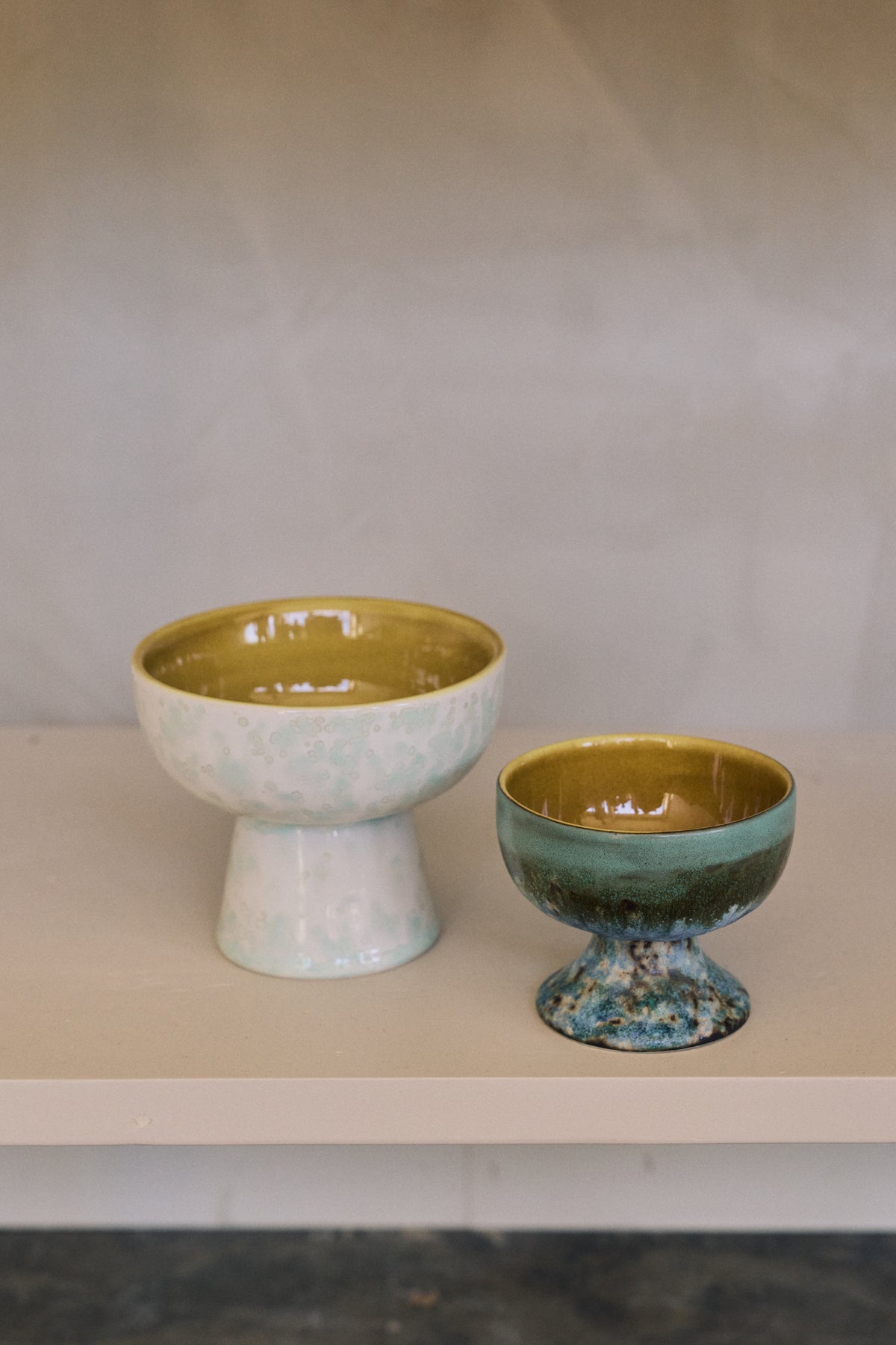70s ceramics: medium coupe, agave