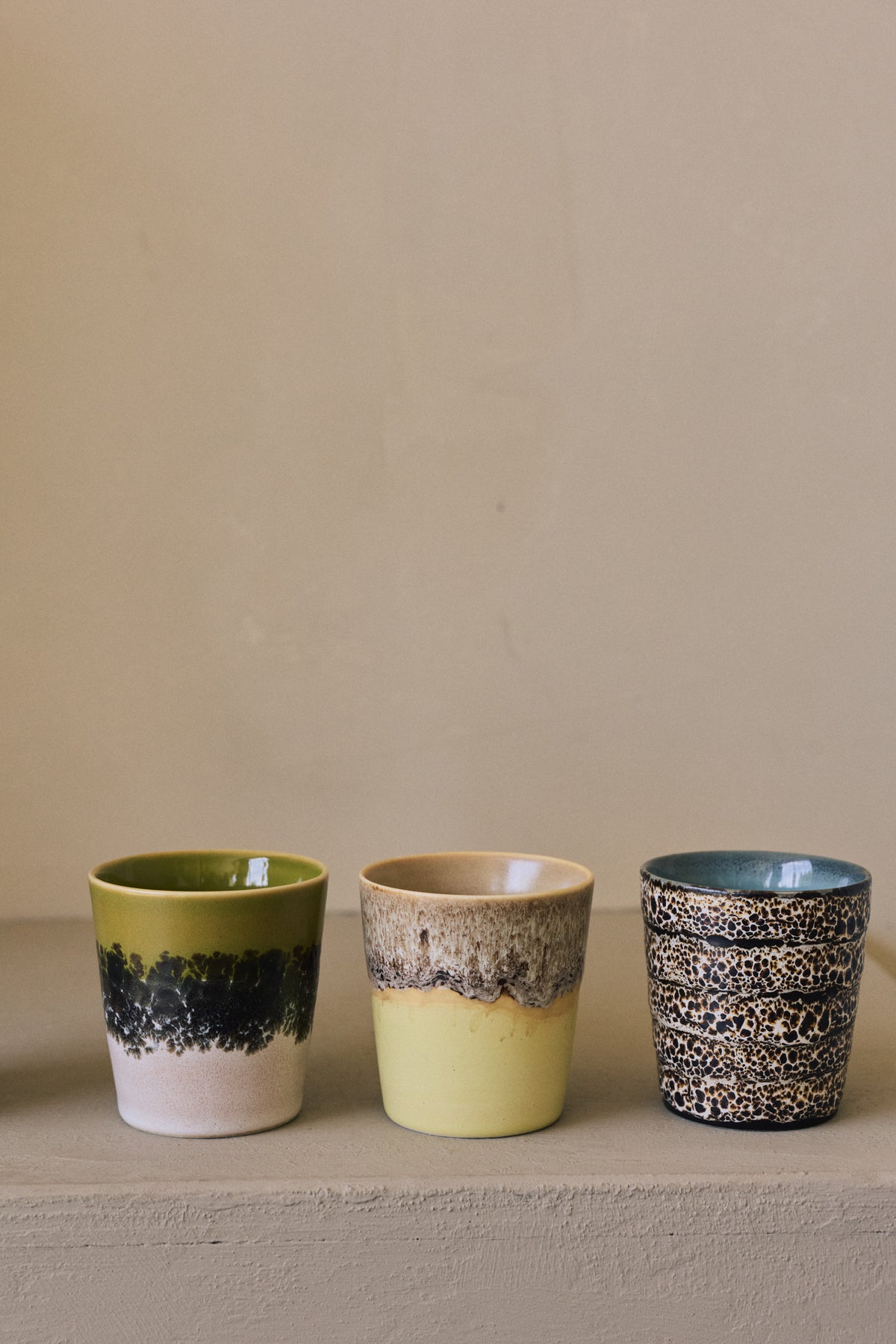 70s ceramics: coffee mug