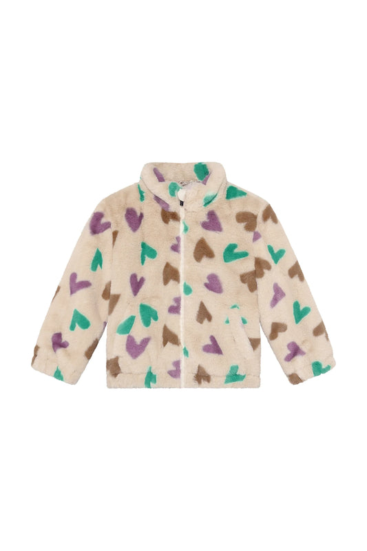 Teddy Jacket Hearts