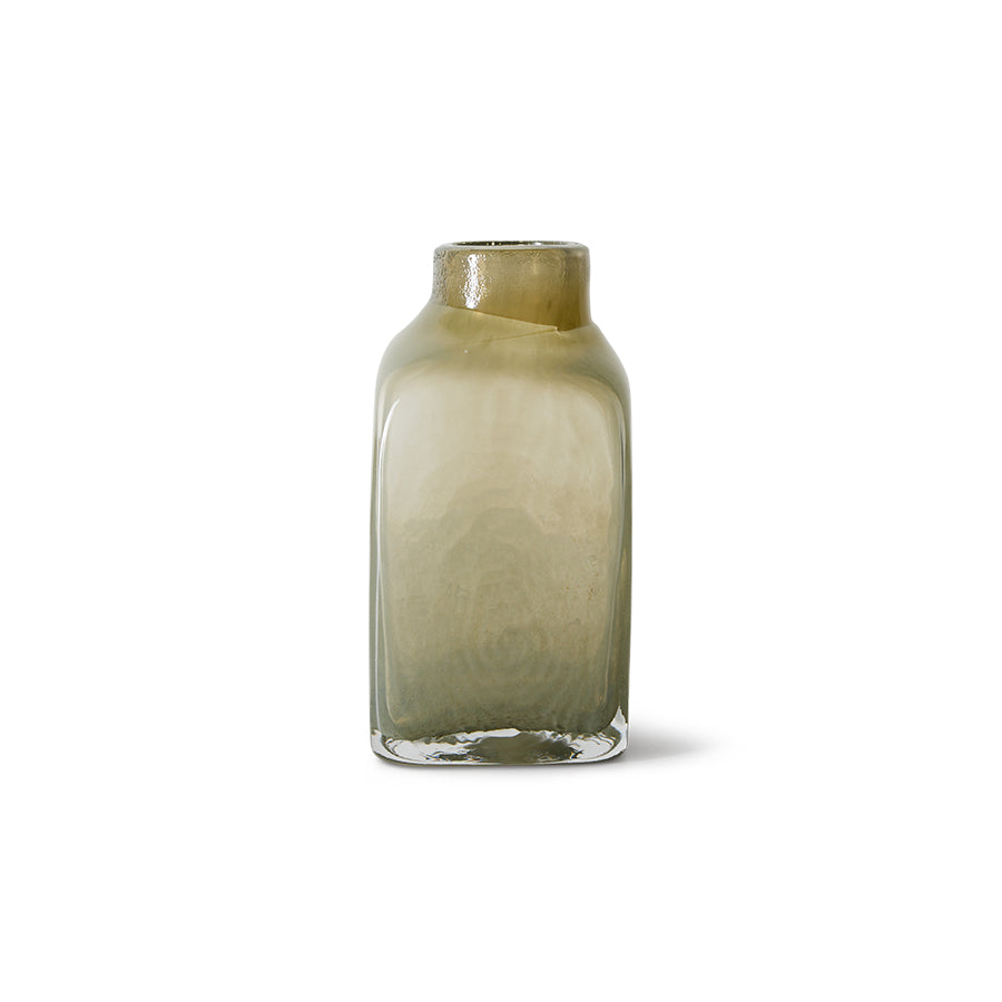 Atelier glass vase small, pale green