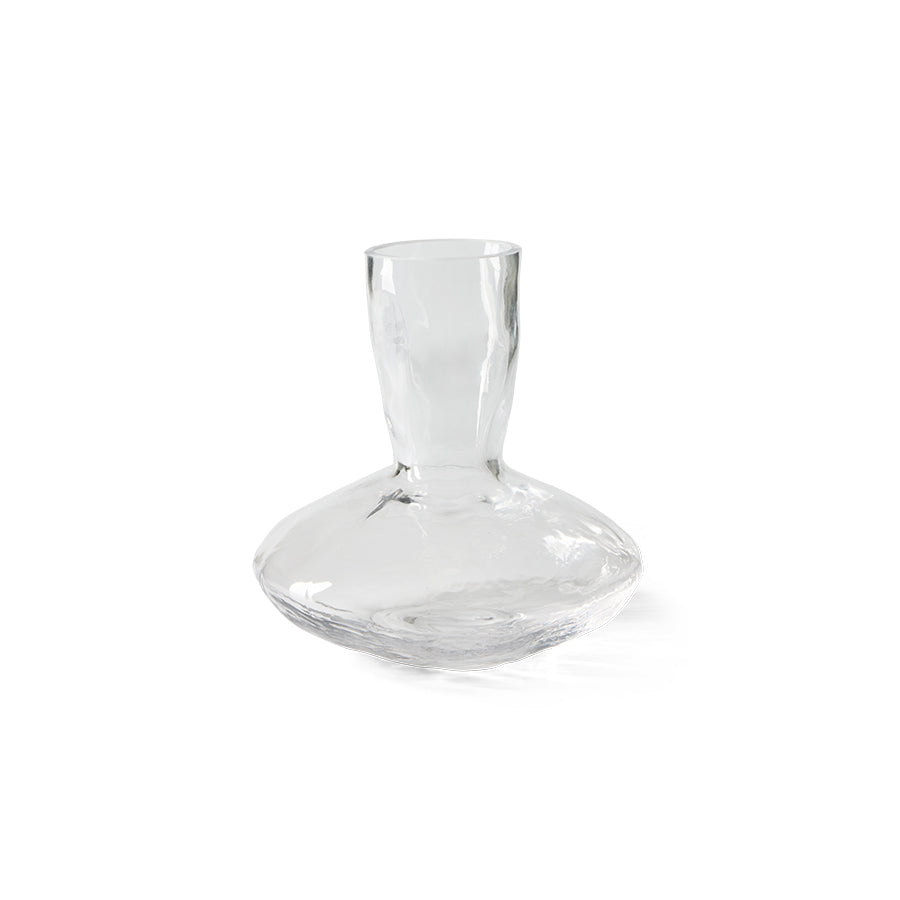 Carafe glass vase, clear