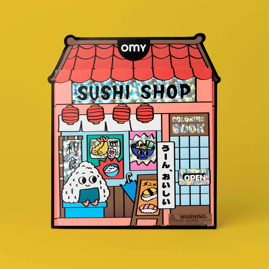 OMY Coloring Boutique kleurboek – Sushi Shop
