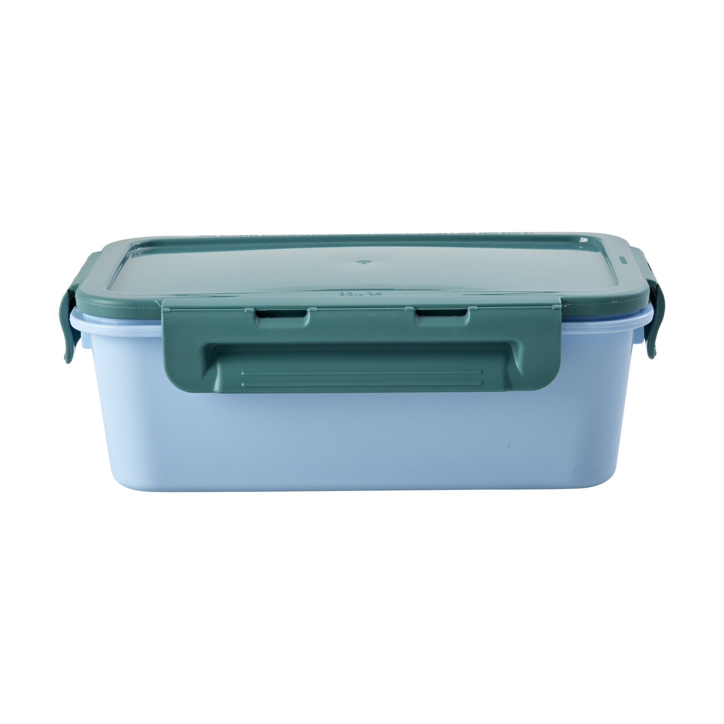 Lunchbox with 3 Inserts in Green and Soft Blue