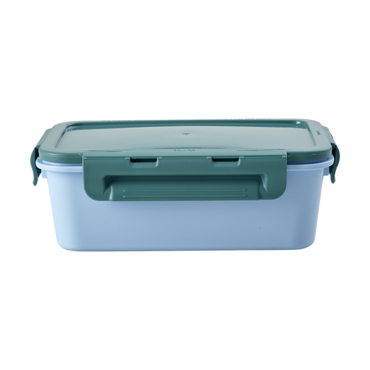 Lunchbox with 3 Inserts in Green and Soft Blue
