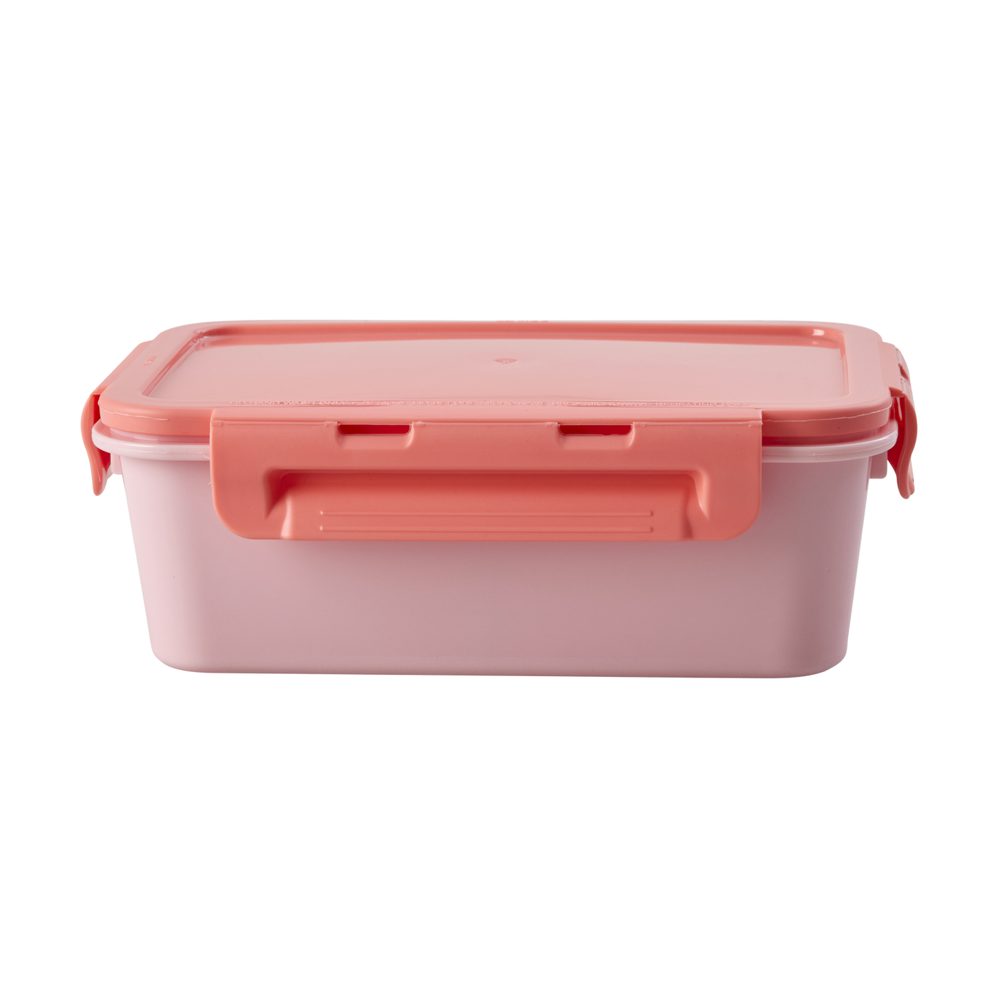 Lunchbox with 3 Inserts in Coral and Red Colo