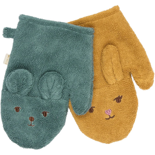 Washand Set Beer & Konijn Wood Thrush