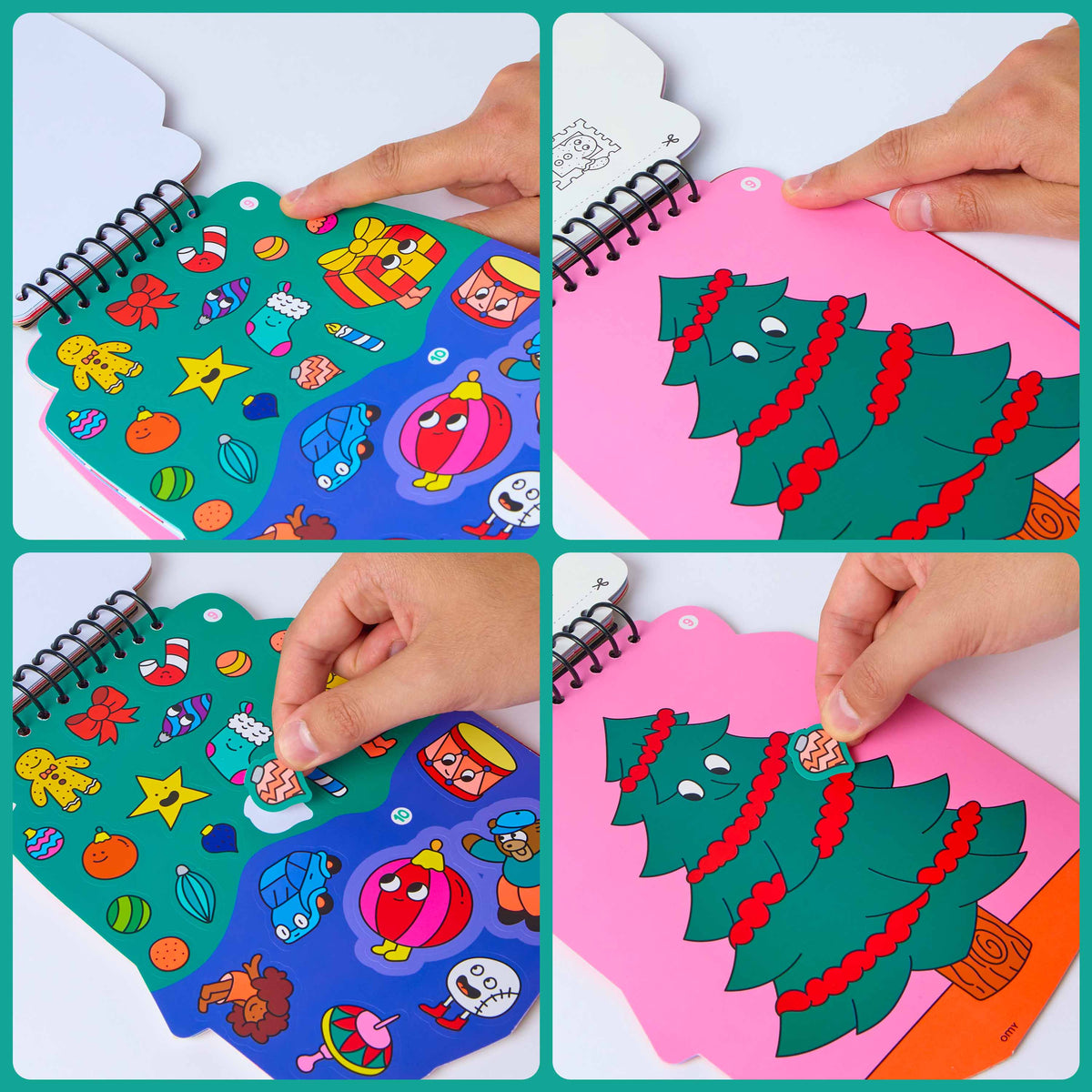 OMY Stickeractiviteitenboekje – Kerst