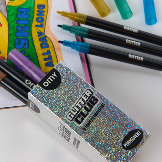 OMY Glitterstiften – set van 9