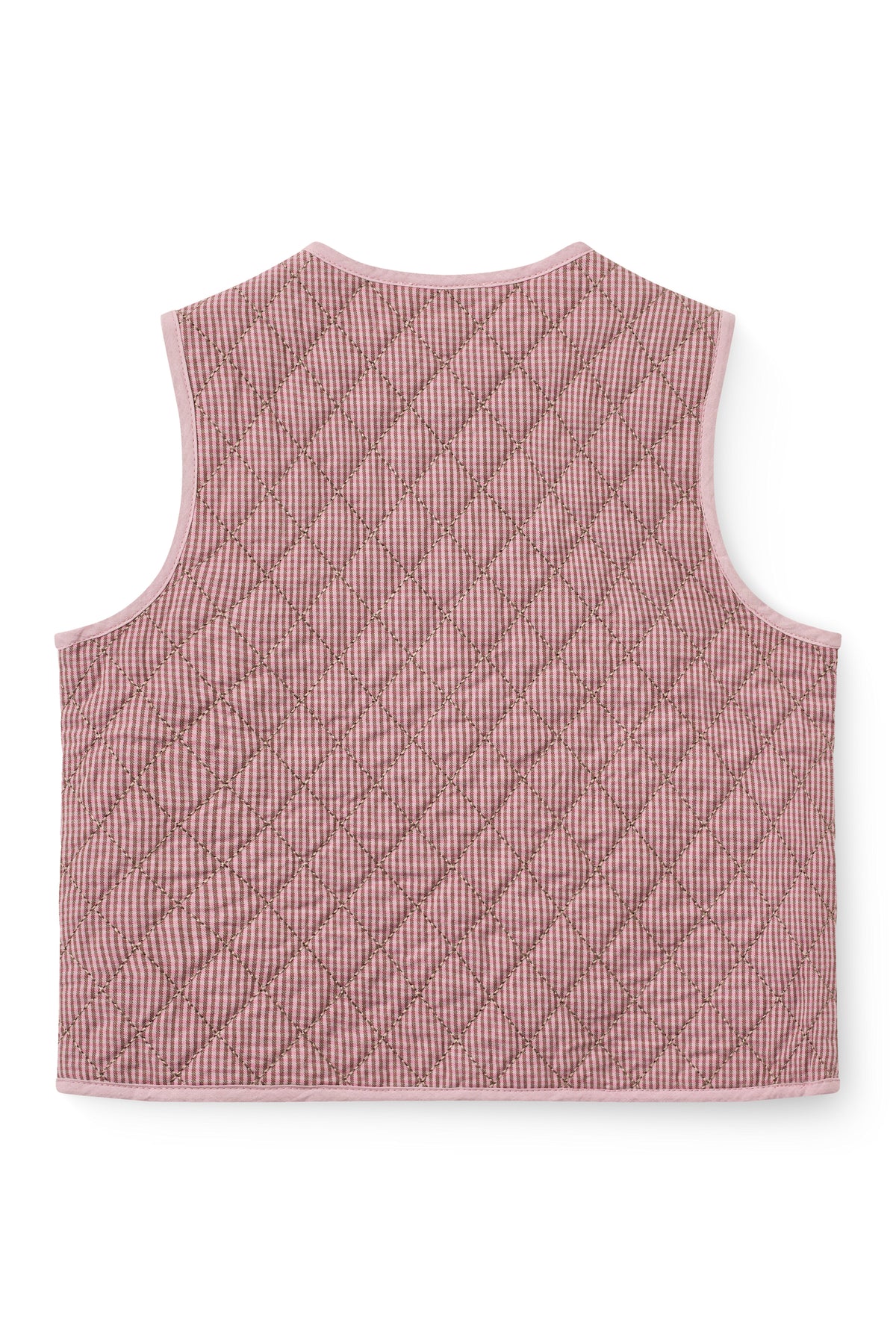 Geruite Gewatteerde Bodywarmer Winter Rose
