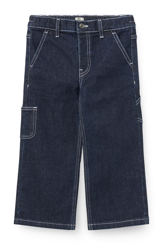 Denim Cargobroek Raw Denim