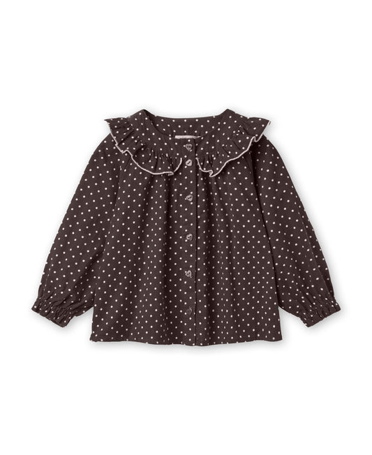 Dolly Dot Blouse – Coffee Bean Dot