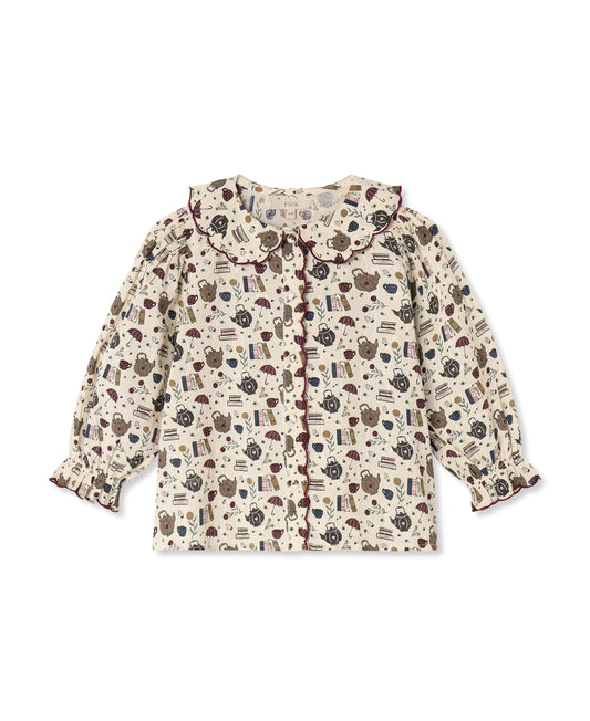 Cosy LS Blouse – Sandshell