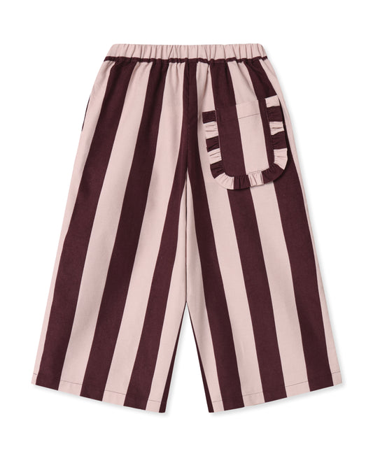 Dolly Stripe Pant – Roze/Rood