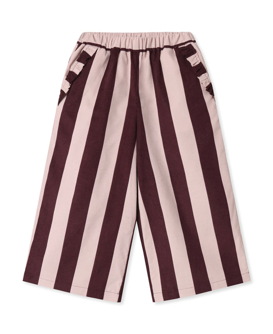 Dolly Stripe Pant – Roze/Rood