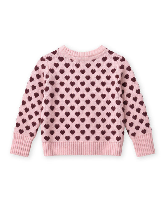 Janie Cashmere Heart Pullover