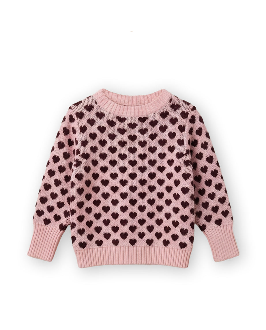 Janie Cashmere Heart Pullover