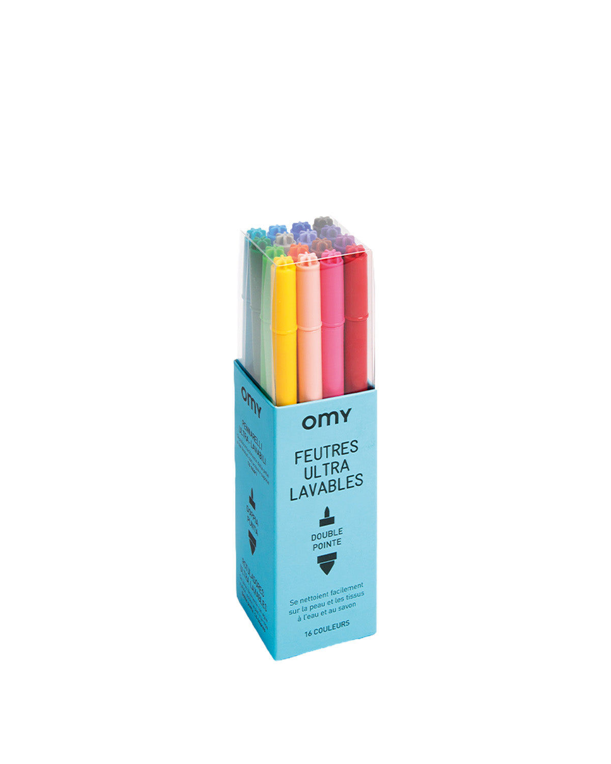 OMY Extra uitwasbare stiften – set van 16