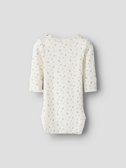 NBFGAGO lange mouw slim fit body wit