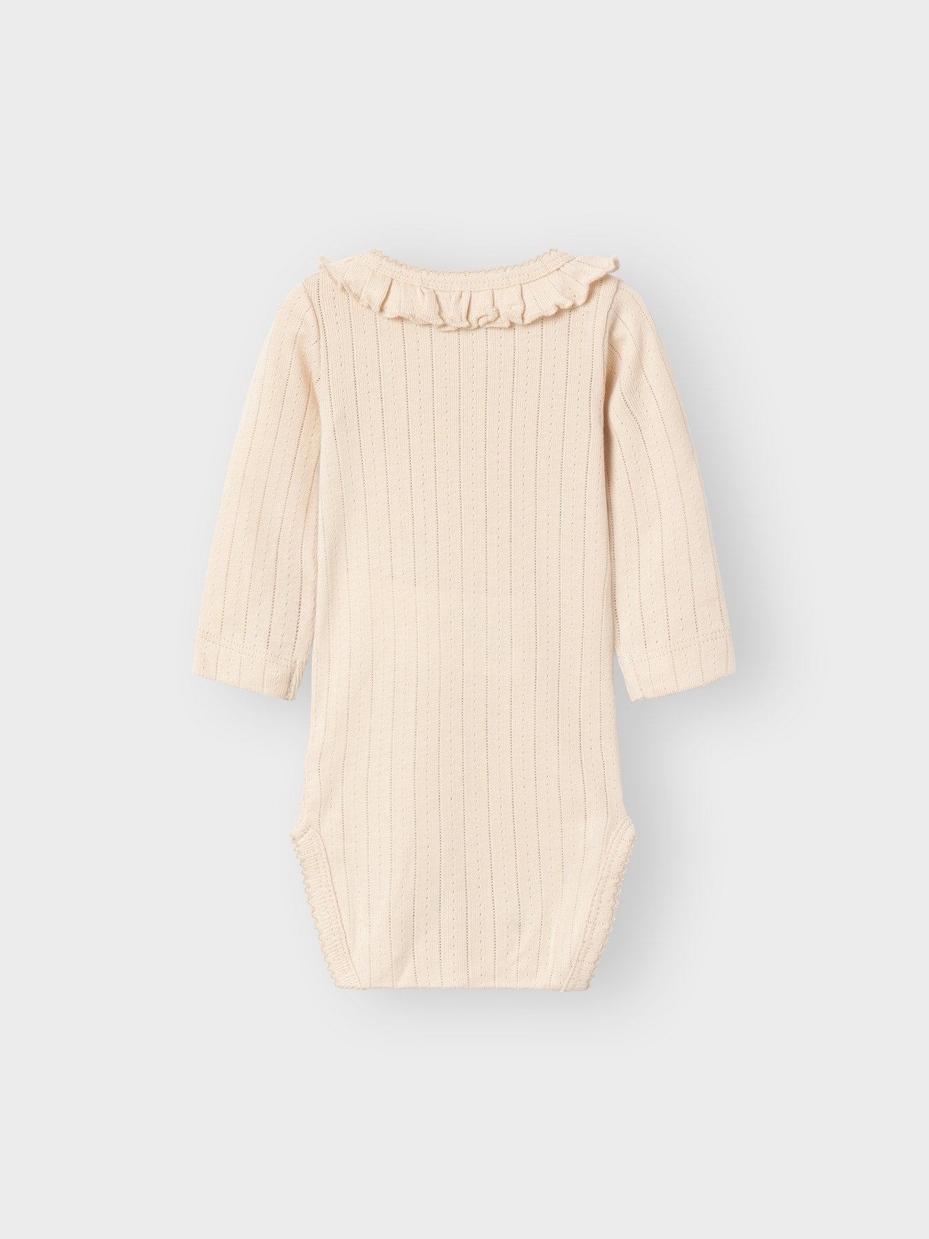 NBFRACHEL lange mouw slim fit body wit