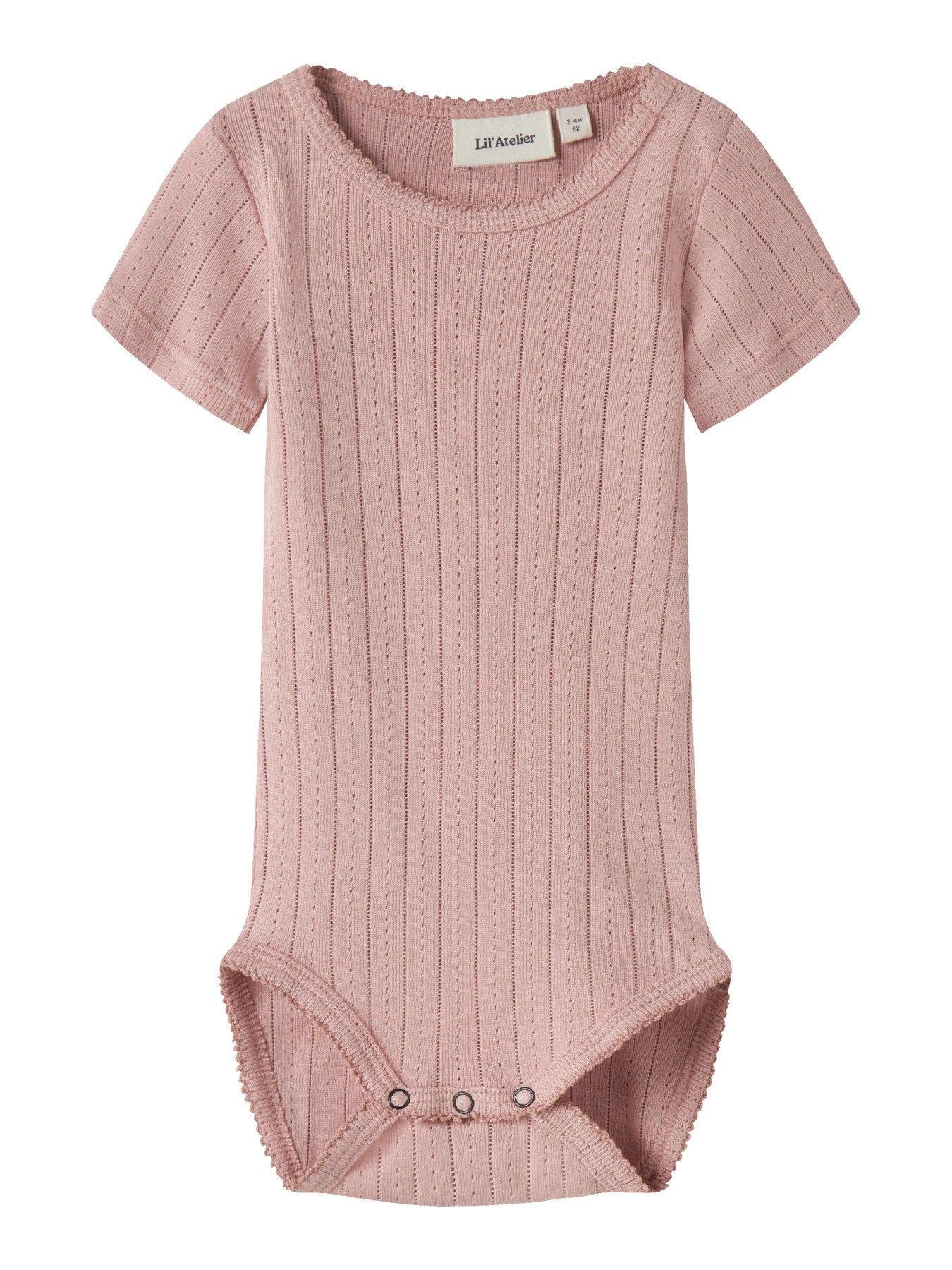 NBFRACHELS korte mouw slim fit body roze