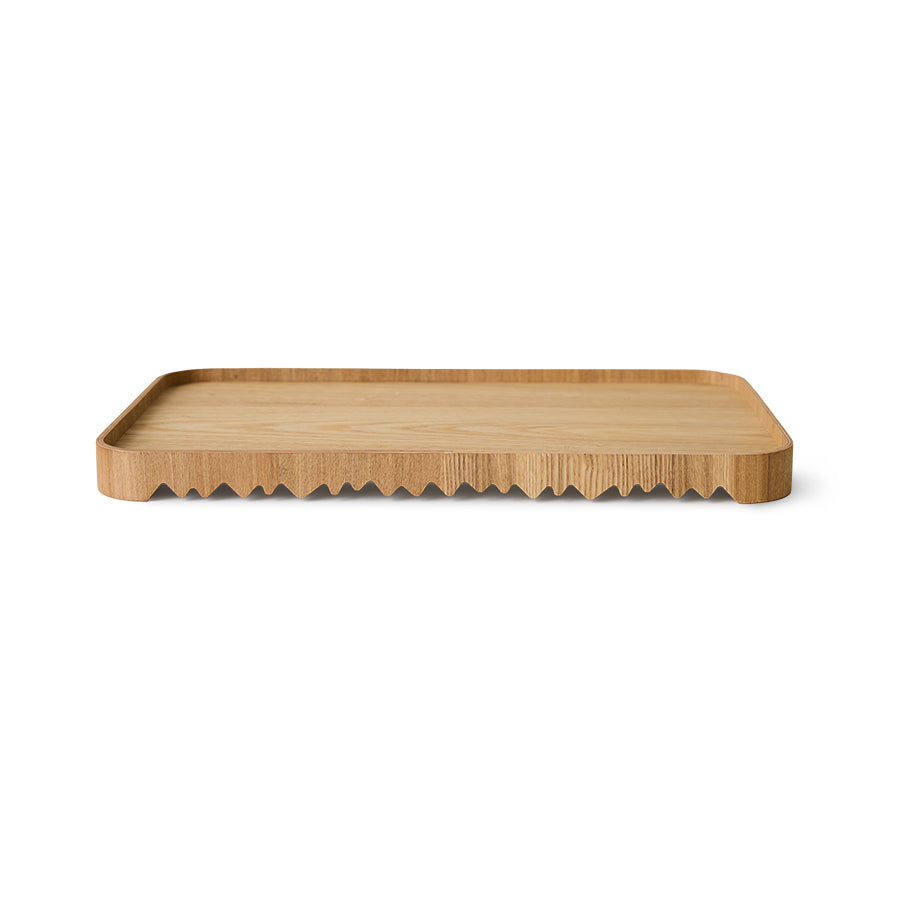 Serving tray L, natural