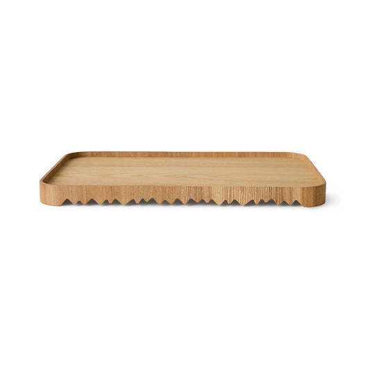 Serving tray L, natural