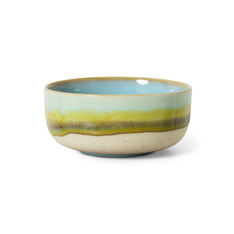 70s ceramics: dessert bowl, glint