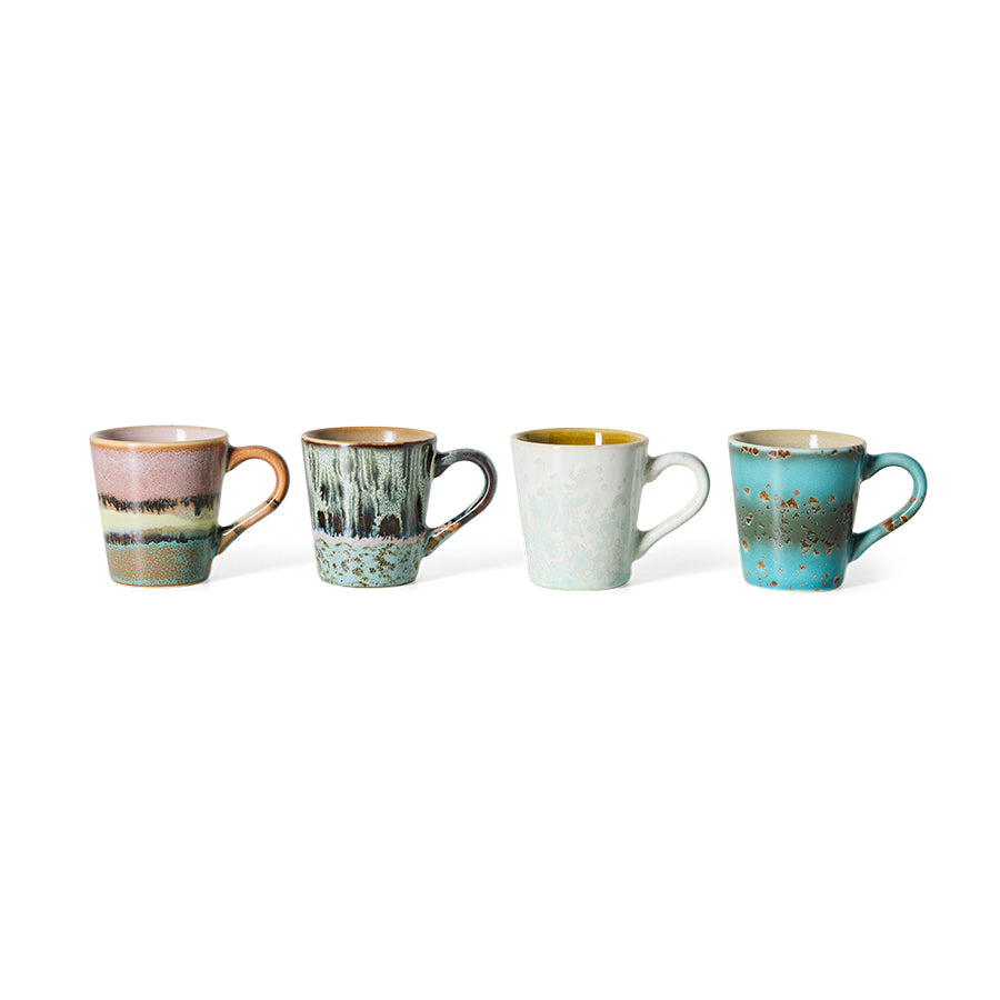 70s ceramics: espresso mug, softness (per stuk)