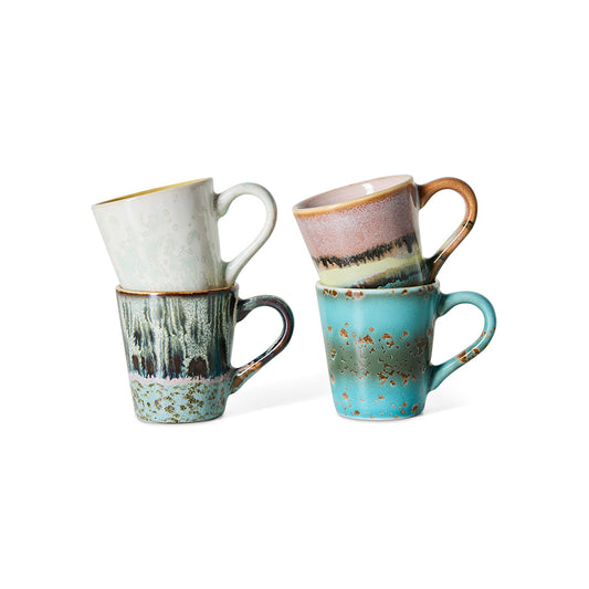 70s ceramics: espresso mug, softness (per stuk)