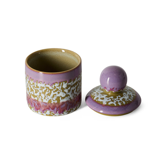 70s ceramics: small storage jar